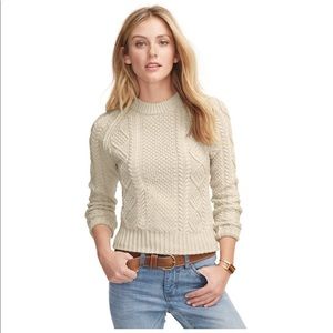 L.L.Bean signature cotton fisherman sweater